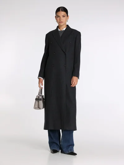 Пальто цвет антрацит — превью 3