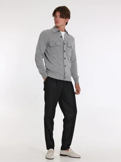 Брюки цвет жемчужно-серый — превью 3