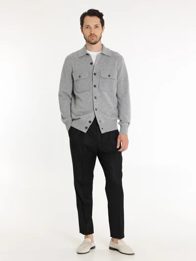 Кардиган цвет светло-серый — превью 3