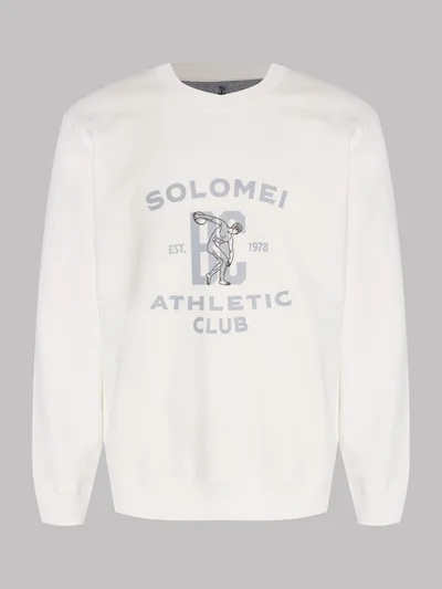 Свитшот цвет темно-синий — превью 1