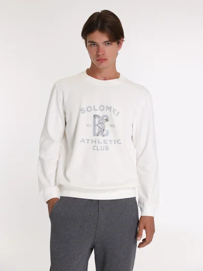 Свитшот цвет темно-синий — превью 5