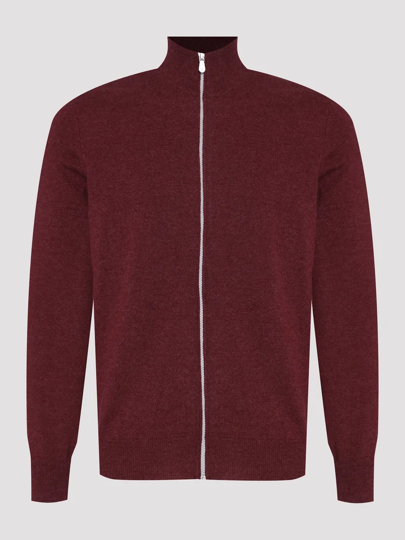 Кардиган цвет бордовый