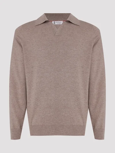 Джемпер цвет светло-коричневый — превью 1