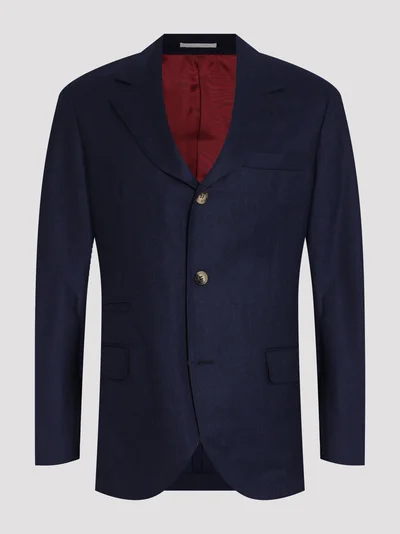 Пиджак цвет синий — превью 1