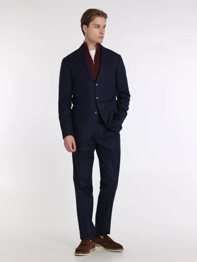 Брюки цвет синий — превью 2