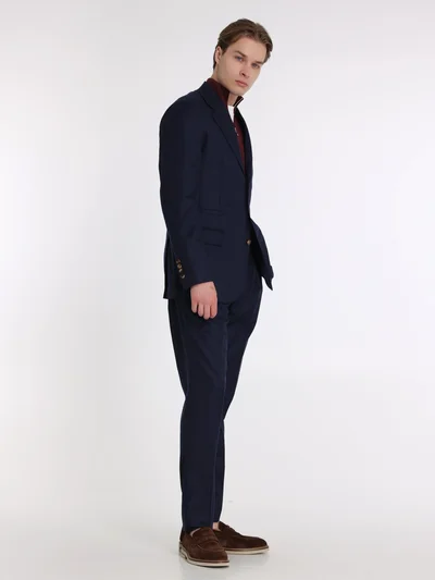 Брюки цвет синий — превью 3