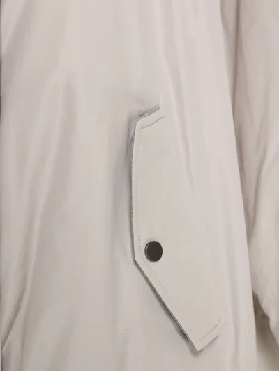 Пуховик цвет светло-серый — превью 6