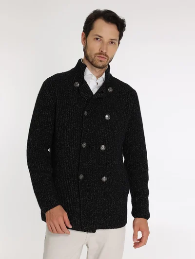 Кардиган цвет темно-серый — превью 2