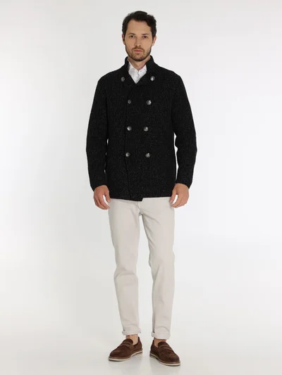 Кардиган цвет темно-серый — превью 4