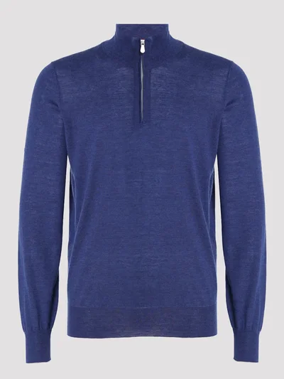 Джемпер цвет синий — превью 1