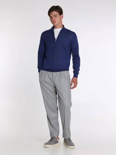 Джемпер цвет синий — превью 4