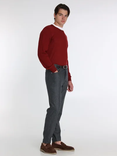 Джемпер цвет темно-серый — превью 4