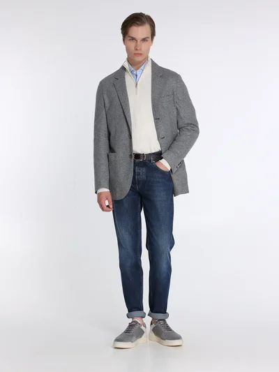 Джинсы цвет темно-синий — превью 2