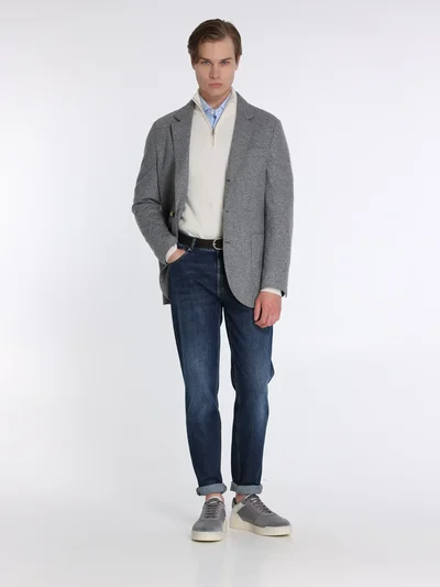 Джинсы цвет темно-синий — превью 3