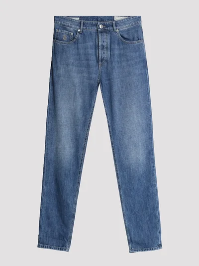 Джинсы цвет синий — превью 1