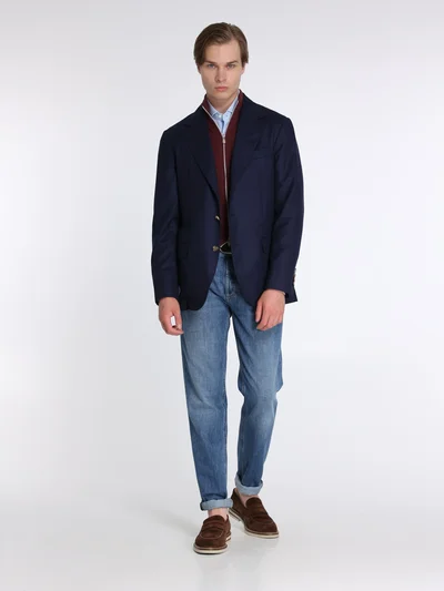 Джинсы цвет синий — превью 3