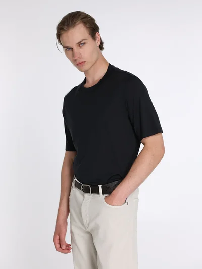 Футболка цвет черный — превью 5