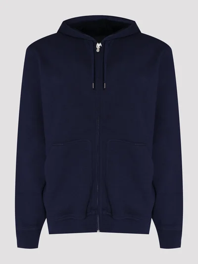 Толстовка цвет темно-синий — превью 1