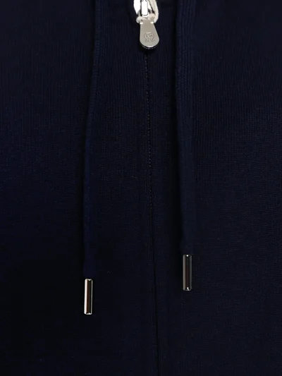 Толстовка цвет темно-синий — превью 7