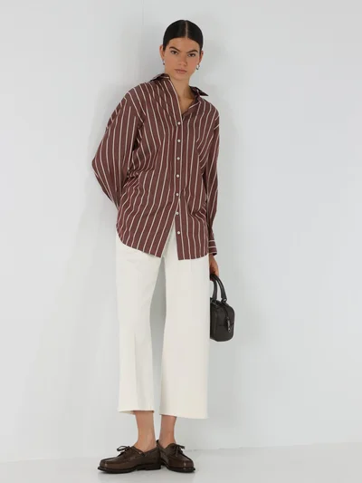 Рубашка цвет темно-синий — превью 4