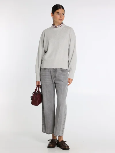 Джемпер цвет темно-серый — превью 4