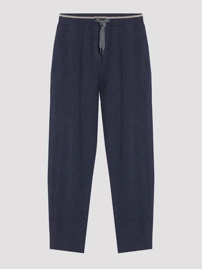 Брюки цвет темно-синий — превью 1