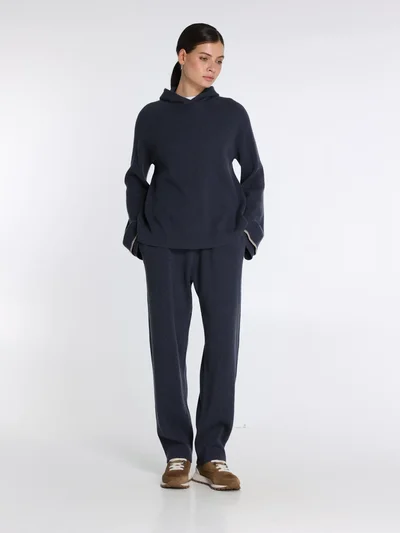 Брюки цвет темно-синий — превью 3