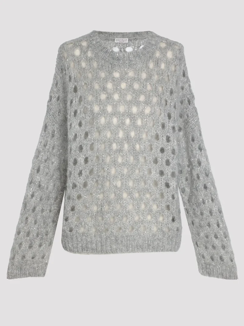 Джемпер цвет светло-серый