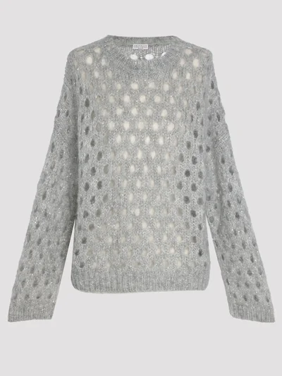 Джемпер цвет светло-серый — превью 1