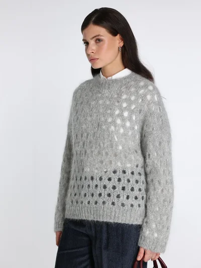 Джемпер цвет светло-серый — превью 2