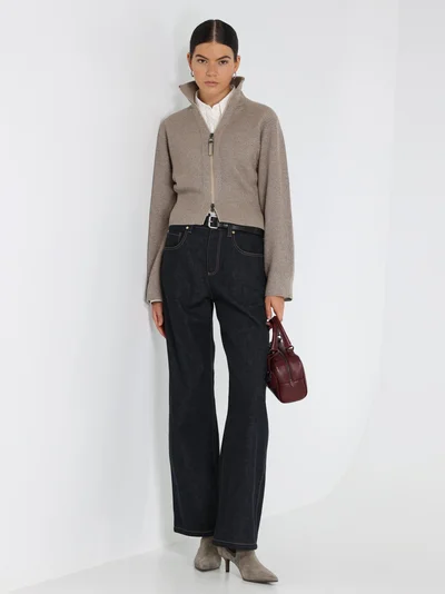 Кардиган цвет тауп — превью 3