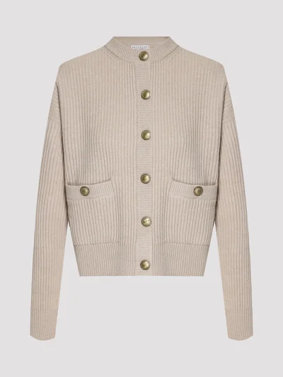 Кардиган цвет бежевый — превью 1