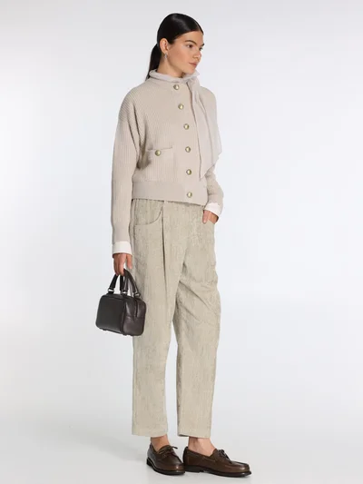 Кардиган цвет бежевый — превью 4