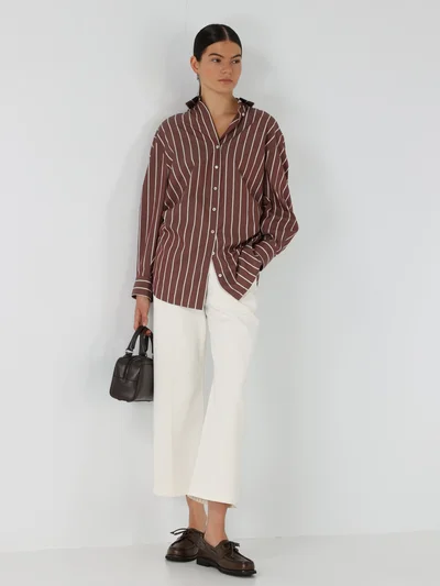 Джинсы цвет молочный — превью 2