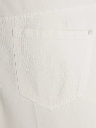 Джинсы цвет молочный — превью 5