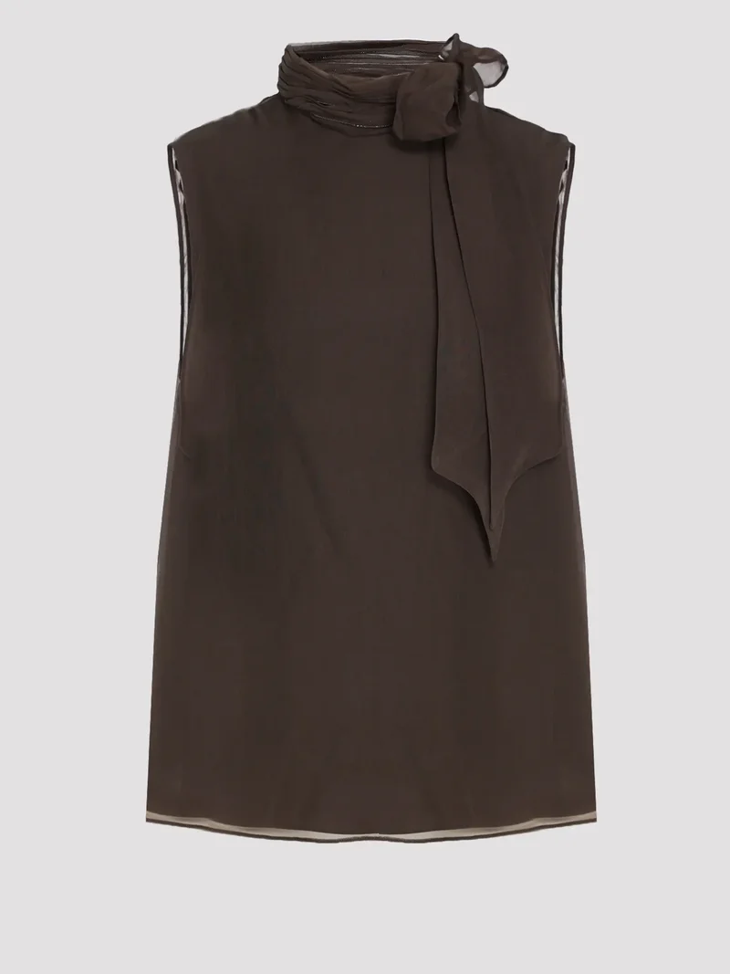 Топ цвет коричневый