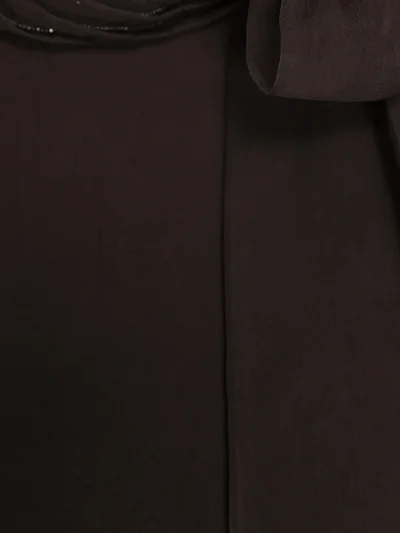 Блузка цвет коричневый — превью 5