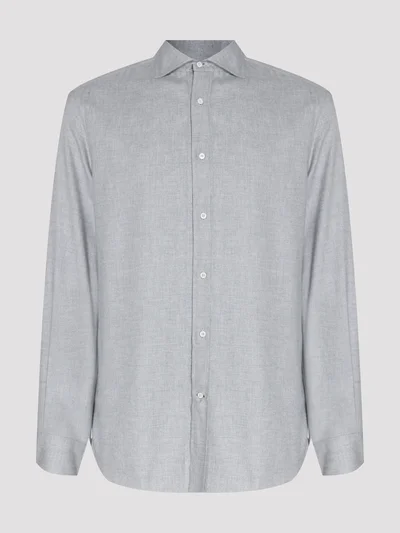 Рубашка цвет светло-серый — превью 1