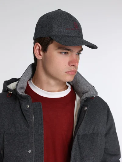 Бейсболка цвет серый — превью 2