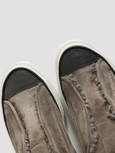 Кеды цвет темно-серый — превью 5