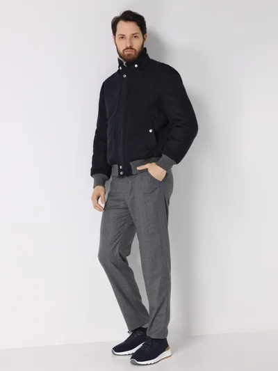 Куртка цвет синий — превью 4