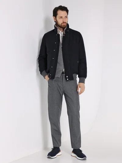 Куртка цвет синий — превью 5