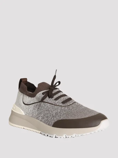 Кроссовки цвет коричневый — превью 3