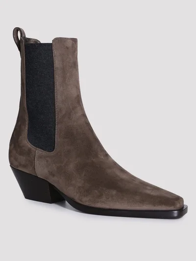 Ботинки цвет коричневый — превью 2