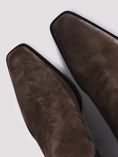 Ботинки цвет коричневый — превью 4