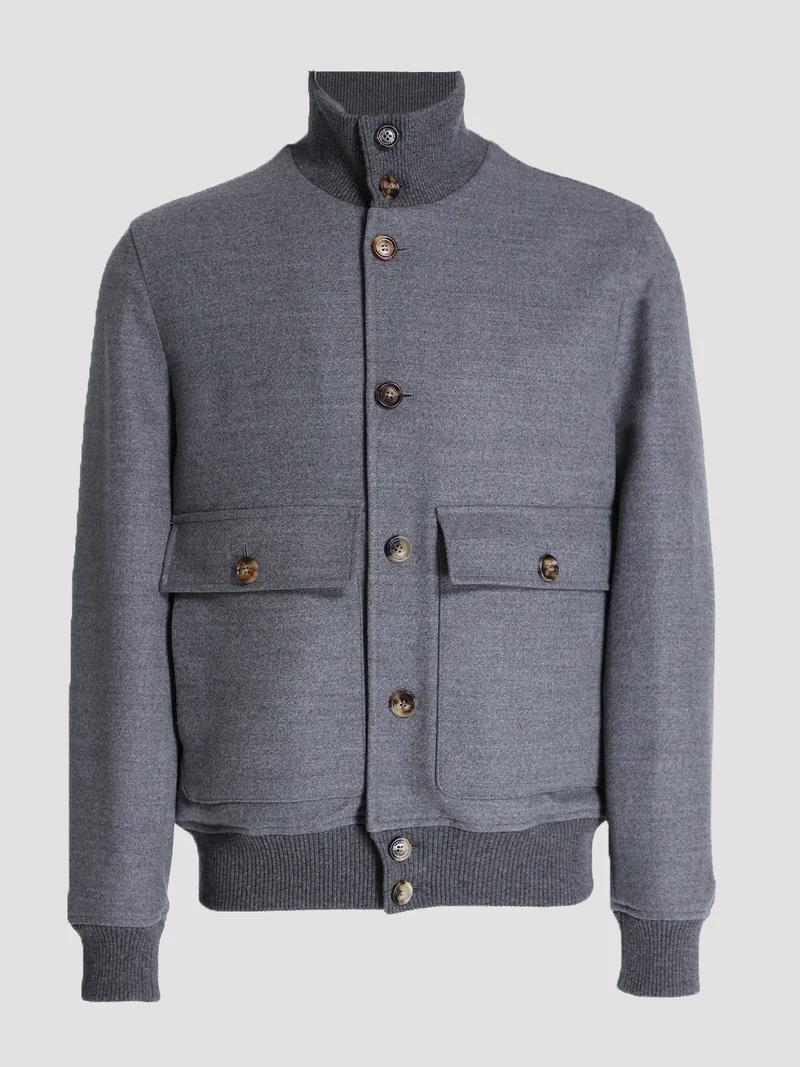 Куртка цвет серый