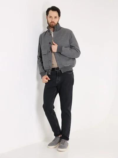 Куртка цвет серый — превью 4