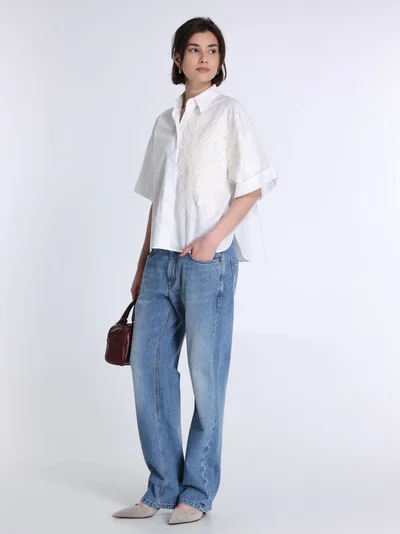 Рубашка цвет белый — превью 4