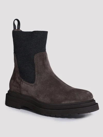 Ботинки цвет темно-коричневый — превью 2