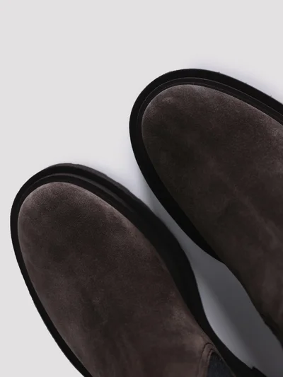 Ботинки цвет темно-коричневый — превью 4